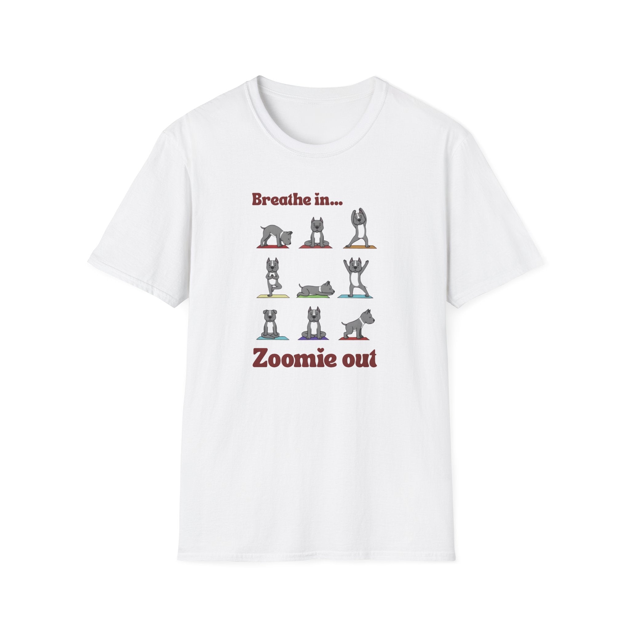 Breath in Zoomie Out Amstaff T-Shirt