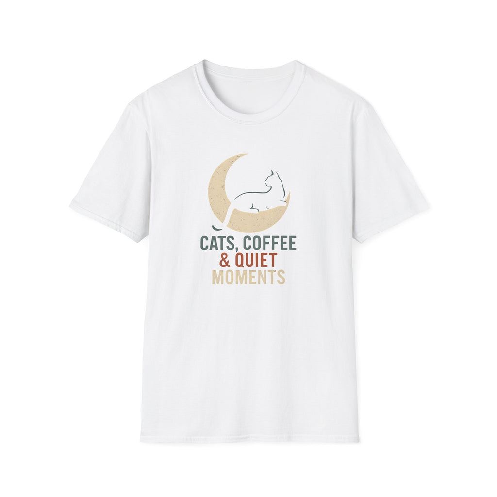 Cats Coffee Quiet Moments T-Shirt