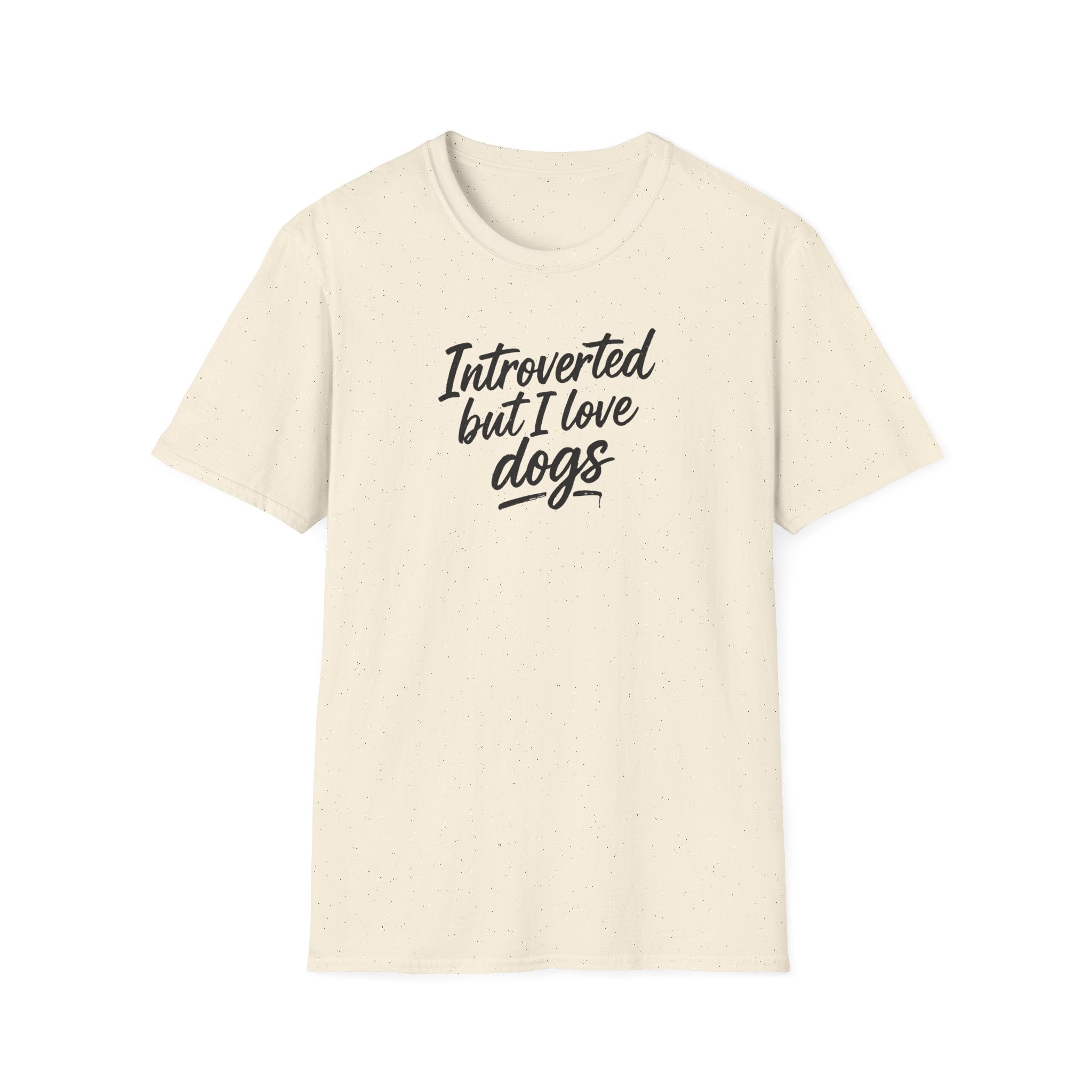 Introverted By I Love Dogs T-Shirt