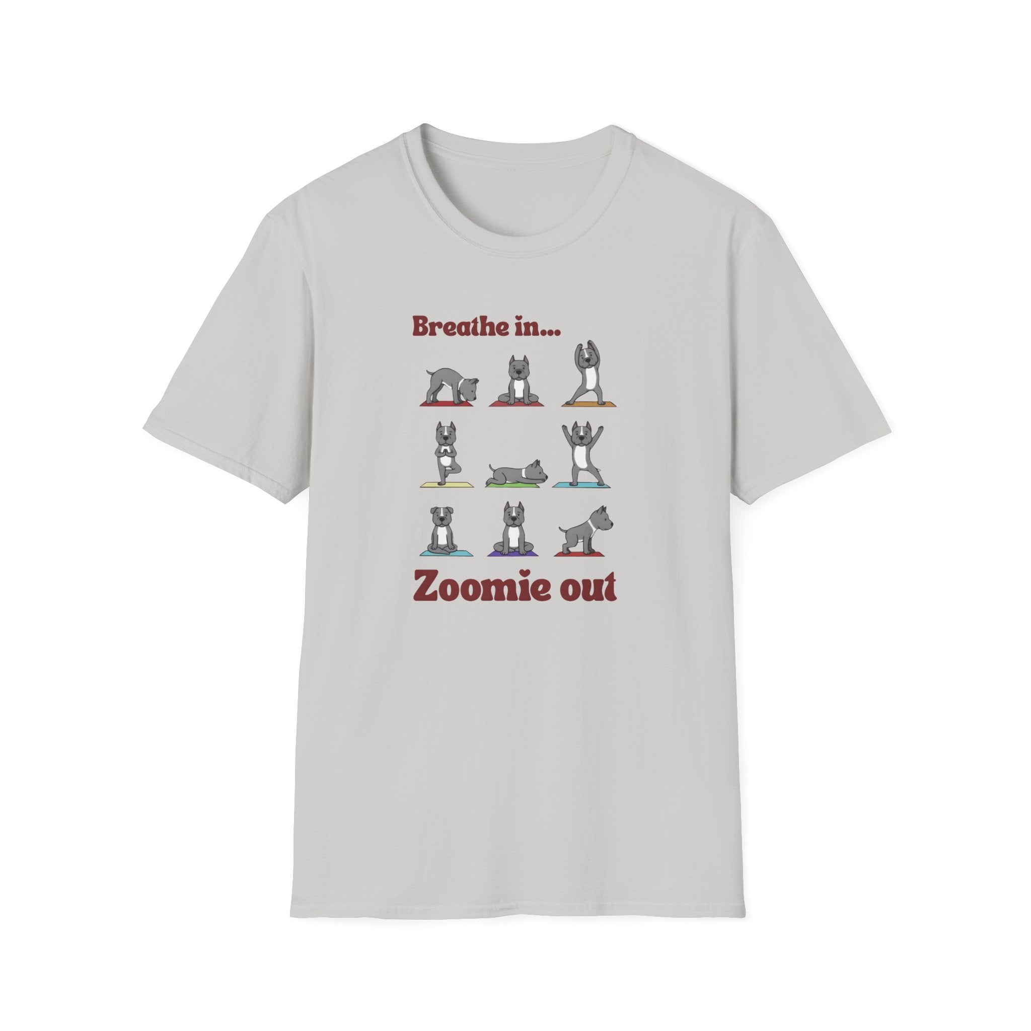 Breath in Zoomie Out Amstaff T-Shirt