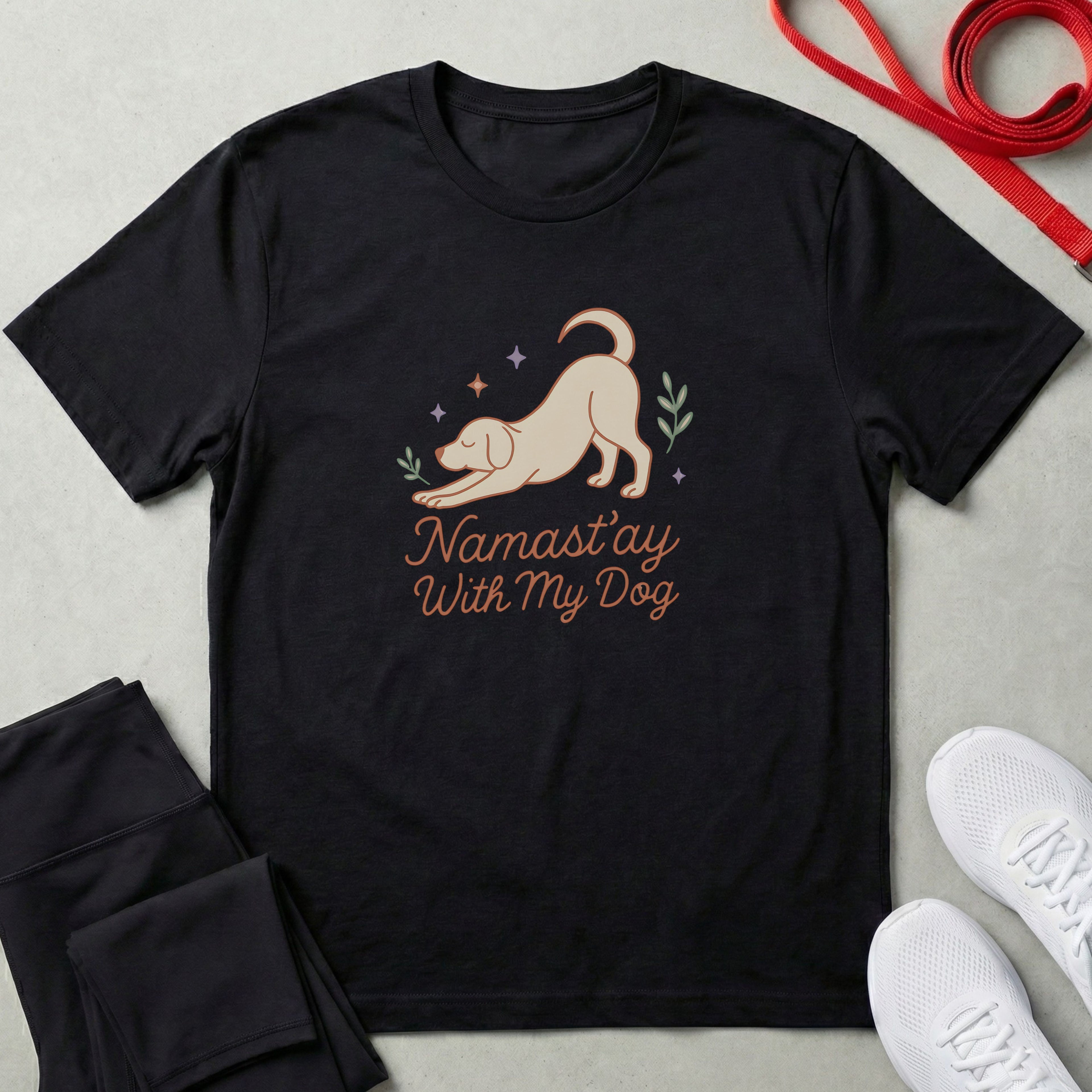 Namast'ay With My Dog T-Shirt