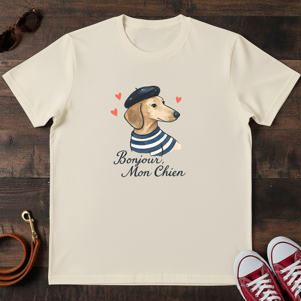 Bonjour Mon Chien T-Shirt