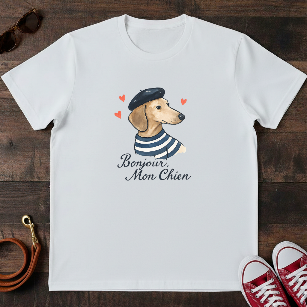 Bonjour Mon Chien T-Shirt