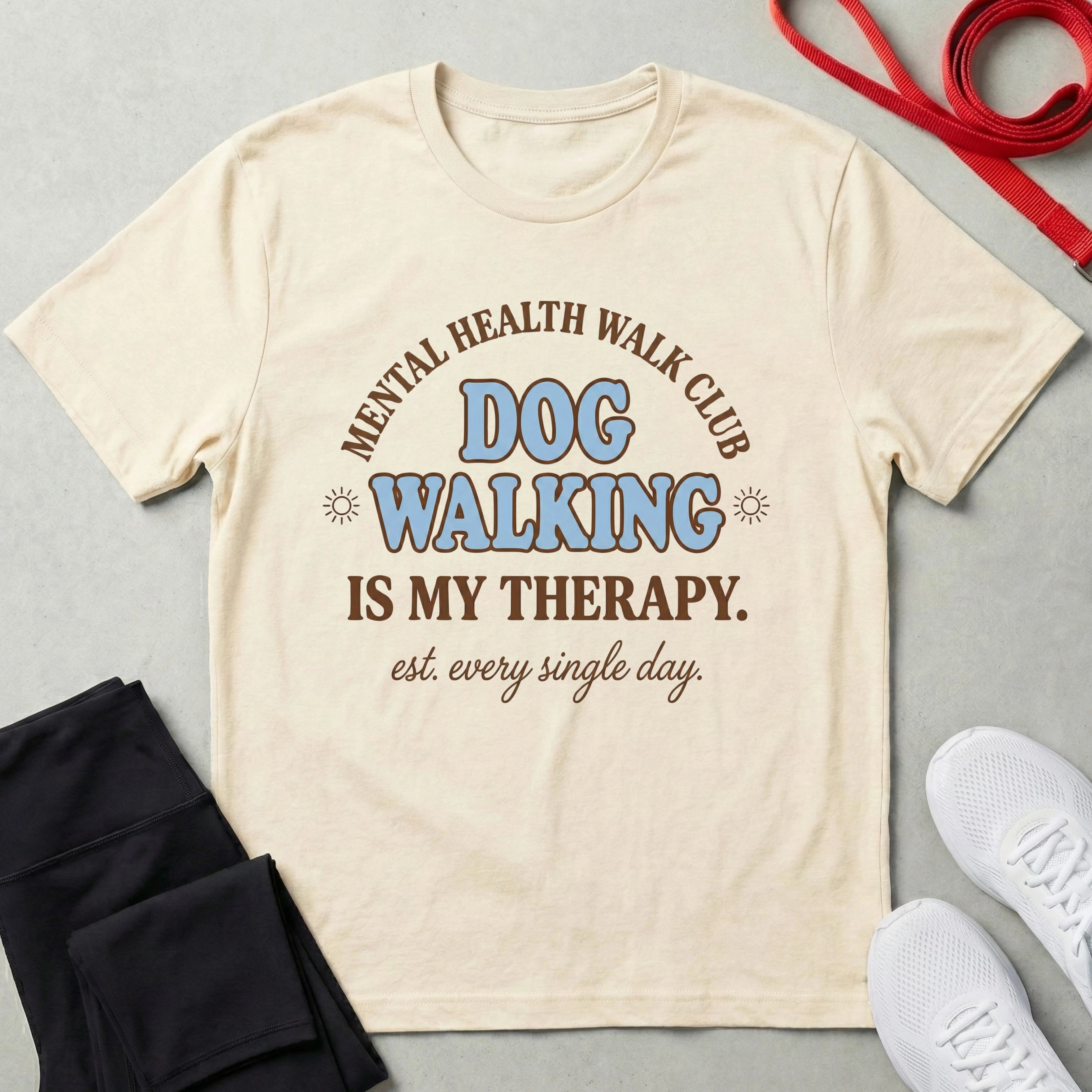 Dog Walking Therapy T-Shirt