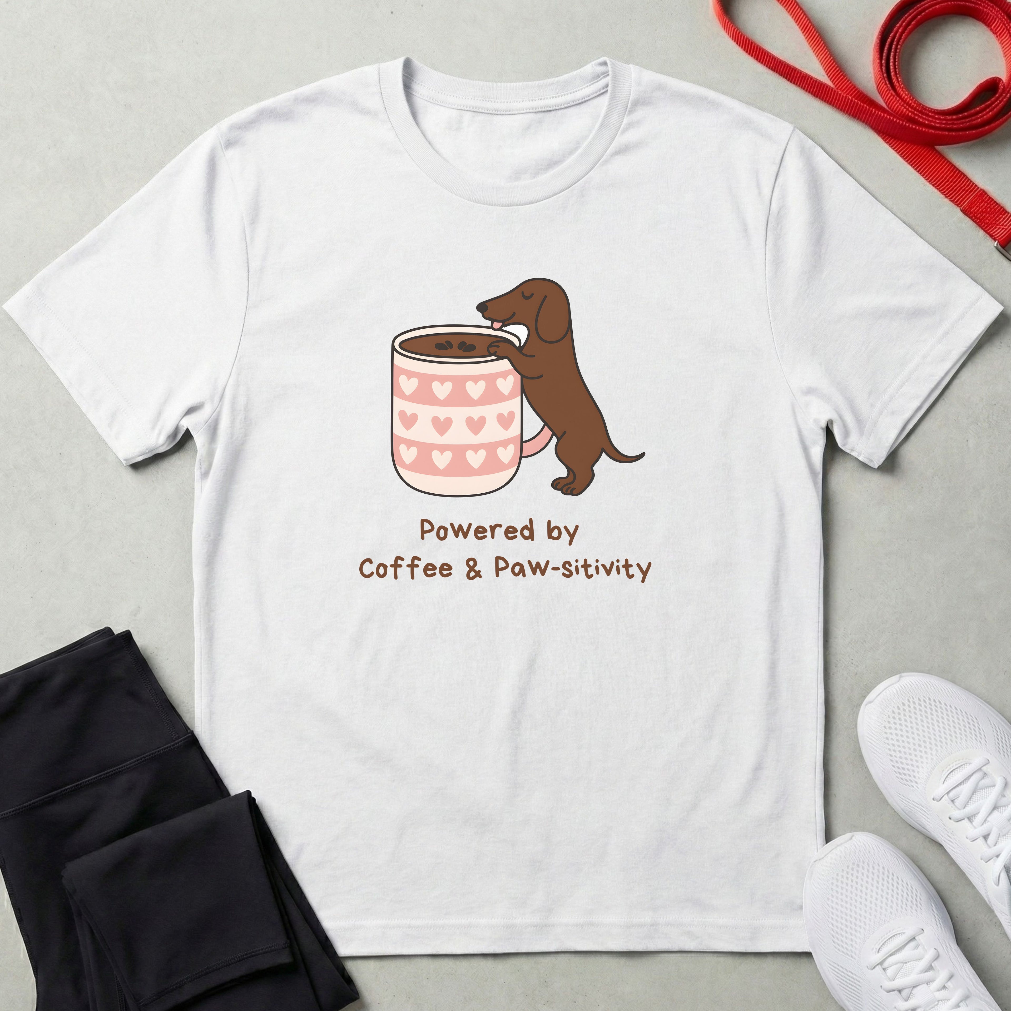 Powered by Coffee & Paw-sitivity T-Shirt