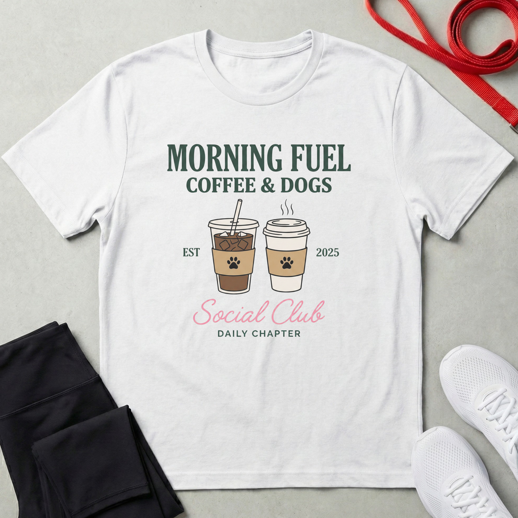 Coffee And Canines Club T-Shirt